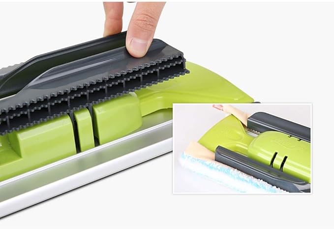 Mop Aluminum Alloy Flat Dragged Wood Floor mop Stainless Steel Rod Clip Towel Tow mop