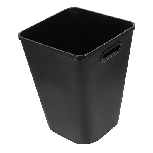 Homoyoyo Spacious Kitchen Trash Can Large Garbage Can Plastic Bathroom Bedroom Office Waste Basket