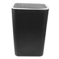 Happyyami Press Type Bathroom Garbage Can Plastic Waste Bin with Lid for Kitchen Bedroom and Bathroom Lightweight Easy to Clean Wastebasket Elegant