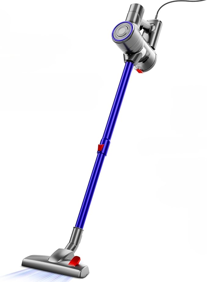 KIKETECH Stick Vacuum Cleaner for Home Corded 22ft with HEPA Filter for Blankets Hardwood Floors Pet Cat Hair.(1290076889-1)