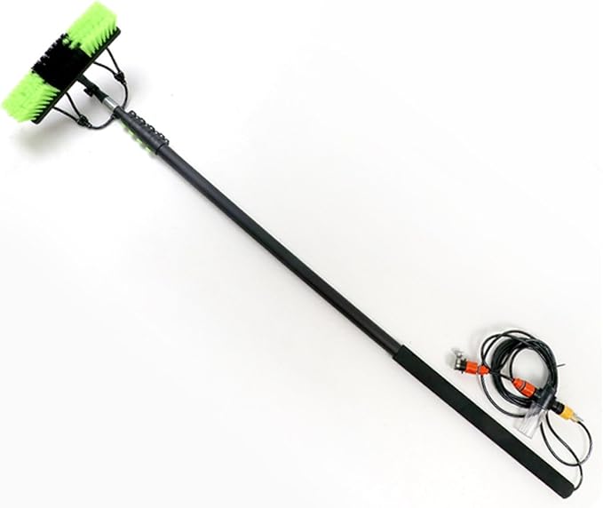 Solar Panel Cleaning Brush Water Supply Telescopic Pole Window Cleaning With Brush Cleaner Solar PanelWater Fed Pole