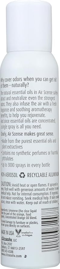 Air Scense Air Freshener - Orange - Case of 4 - 7 oz