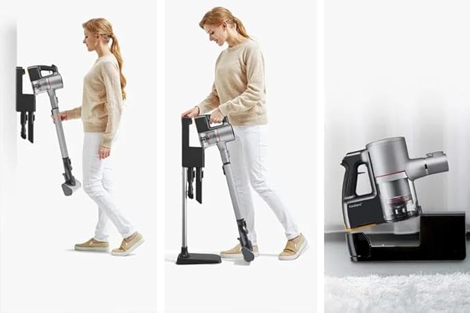 LG CordZero Kompressor A941KTMP Cordless Stick Vacuum with Dual Floor Max Nozzle &amp ThinQ (Renewed)