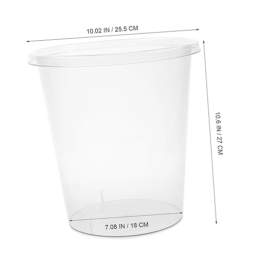 Mobestech No Lid Trash Can Wastebasket for Kitchen Bathroom Living Room and Bedroom Stylish Easy to Use for Keeping Spaces Tidy