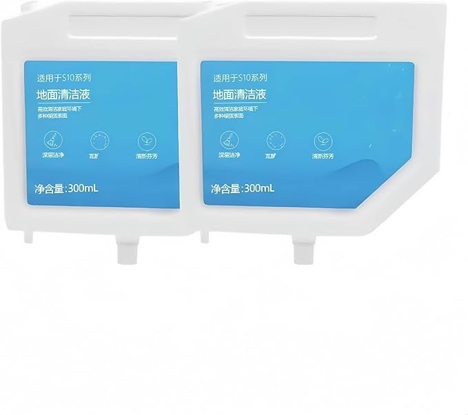 300ml Floor Cleaner Compatible With Dreame. L10s Ultra/L10 Ultra/S10/S10 Pro/S10Plus. Compatible With Mijia Omni 1S. Natural And Fresh Sweeping Robot Cleaning Liquid(300ml 2PC)