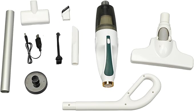 CHICIRIS Cordless Vacuum Cleaner Stick Vacuum with 2200mAh Battery and 500ml Dustbin Powerful Suction for Pet Hair and Hard Floors Lightweight and Portable with Multi Brush Heads