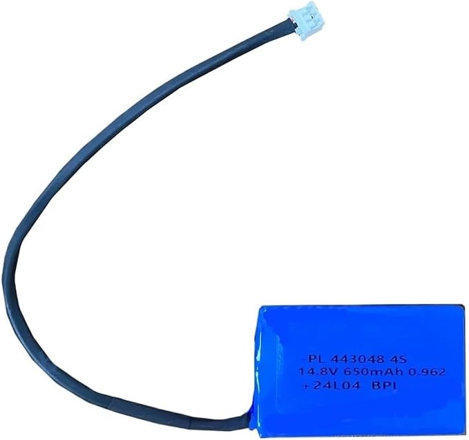 14.8V 650mAh Rechargeable Window Cleaning Robot Replacement Lithium Battery Compatible with Hutt DDC55 DDC55 DDC5 W55 W66Window Cleaning Robot Accessories1PCS