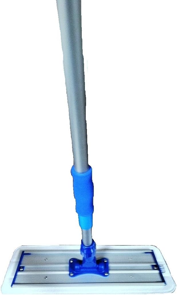 Real Clean 16 inch Commercial Professional Microfiber Mop Kit with Two Microfiber Mop Pads for All Surfaces