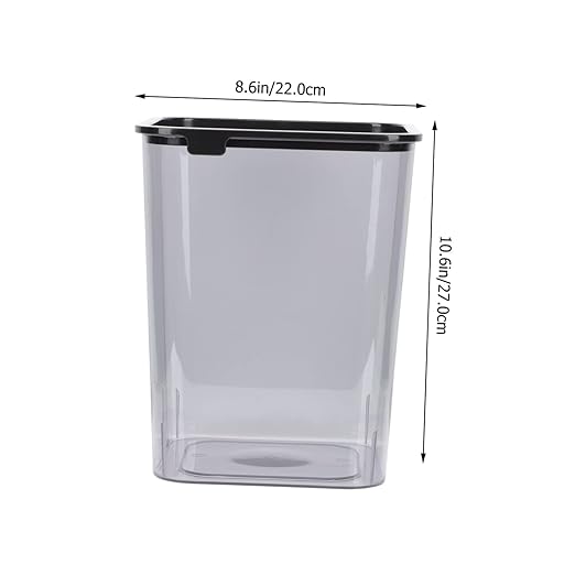 Alipis Storage Bucket Wastebasket Plastic Trash Can Decorative Practical Office Home