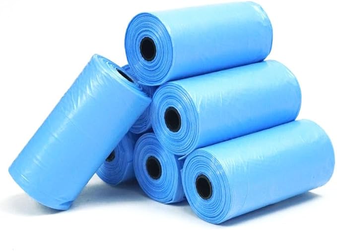 Plastic bag for trashBlue trash bag