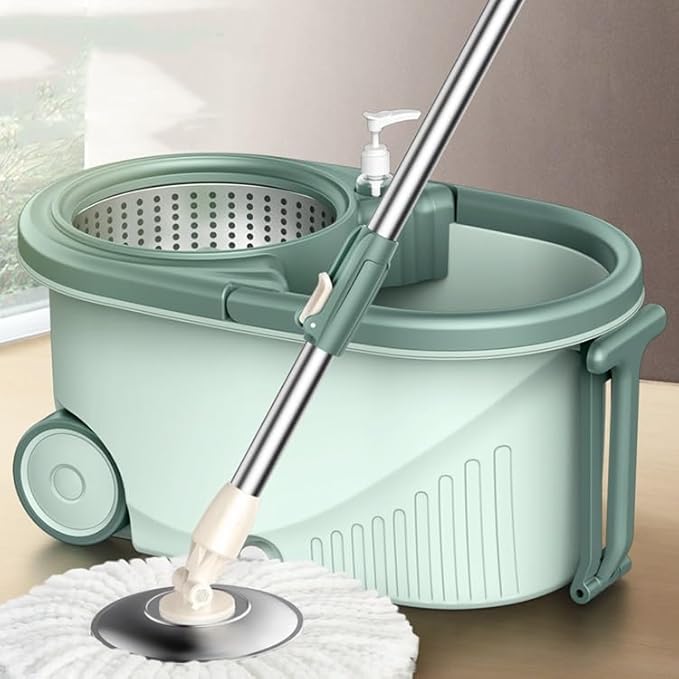 Mop Bucket Rotating Household Drive Swing Dry No Hand Wash