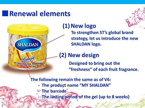 My Shaldan Air Freshener Lemon Scent (D41LE) - QTY. 12 Cans/Per BOX