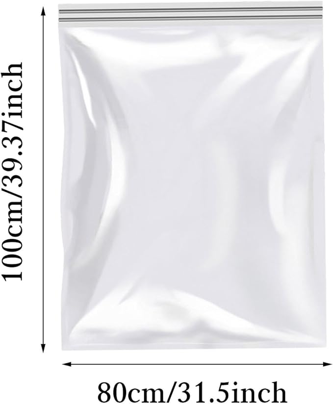 5pcs Oven Rack Cleaning Bags No Scrub Oven &amp Grill Cleaner Bags Reusable and Leak-Proof Bags Suitable For Cleaning of Various Sizes (40x32in)