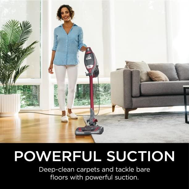 SHARK HV370 Rocket Pro Corded Stick Vacuum Comet Red (Renewed)