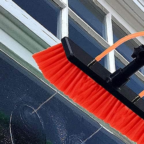 Glass Cleaning Brush Home Water Fed Telescopic Pole Kit Solar Panel Brush Rotating for Photovoltaic PanelCleaning Photovoltaic and Solar Panels 3-12m Window Cleaning Pole Water/Hose Fed Po