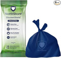 NorthShore DiscreetShield Disposal Bags for Adult Diapers 150-Count Opaque Navy Scented Easy-Tie Handles