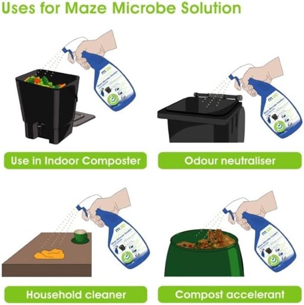 Maze 2 Pack Liquid Bokashi Spray Bottles