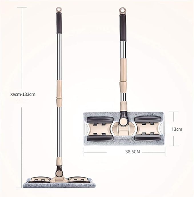 Professional Microfiber Hardwood Floor Mop Flat Mops withPieces Reusable Washable Pads for Home and Office Wet or Dry Cleaning