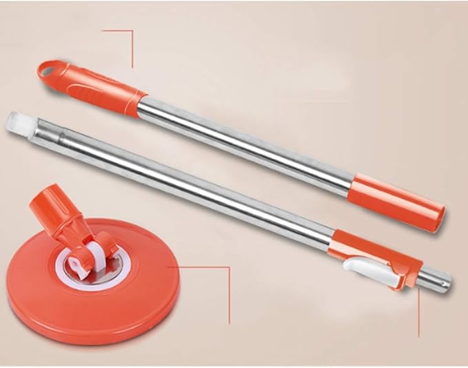 Drive Mop Rotating Hand-Free Dry and Wet Stainless Steel Good God Mopping Bucket Home