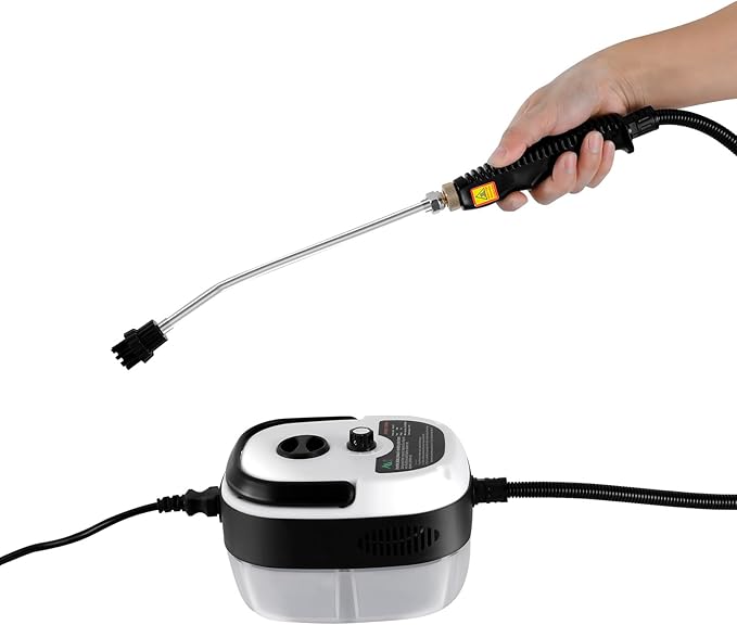 High Pressure Steam Cleaner Car Steam Cleaning Machine Dissolve Stains W/NozzleHandheld High-Pressure High-Temperature Steam Cleaner