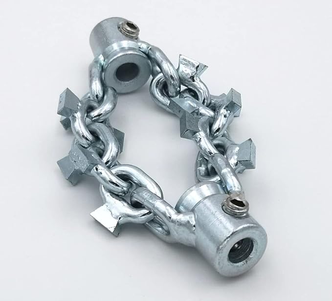 with carbide-tip drain cleaning cutter DN50mm pipe cleaning knocker 6mm push rotary cable sewer clog remover catcher