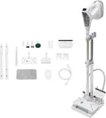 1300W High Temperature Handheld Steam Cleaner with Multi-purpose AccessoriesSteam Mop Cleaner Handheld Steamer for Laminate FloorTilesGroutWindowClothes and Carpets