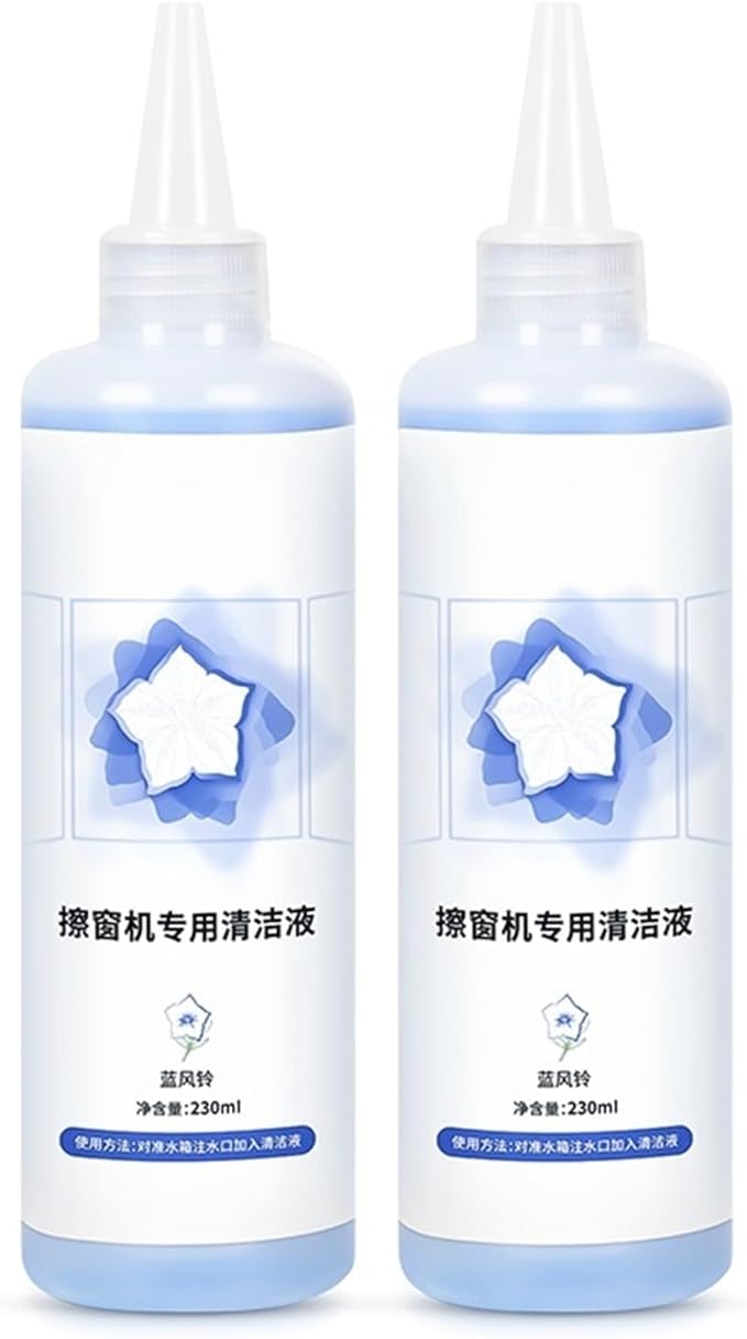 Window Cleaning Solution Compatible With ECOVACS Winbot W1/W1S/W1 Pro/W1s Pro/W2 Pro/W2s Pro/w960 W2 Omni(2 packs)
