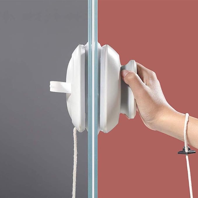 Window CleanerCleaning Magnetic Side Glass Wiper Brush Cleaner Clean Suitable for Home Office Car