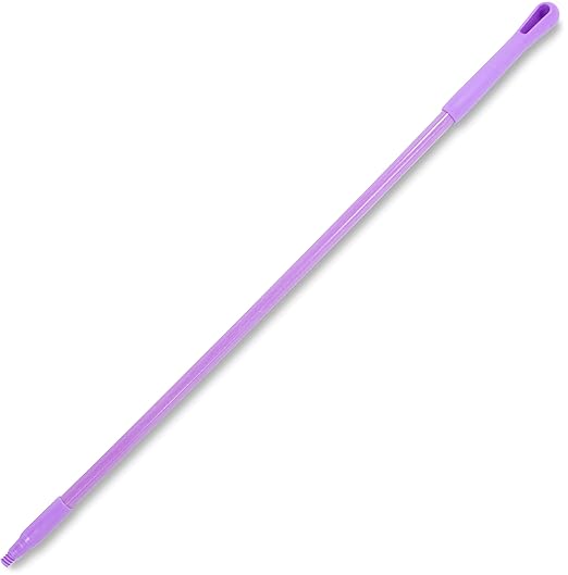 SPARTA 41225EC68 Fiberglass Broom Handle Mop Handle Replacement Handle With Acme Threaded Tip For Commercial Cleaning 48 Inches Purple