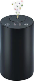 Waterless Essential Oil Diffuser – Aromatherapy Scent Diffusers for Home Office Hotel Bedroom – Modern and Elegant Mini Fragrance Diffuser – Cordless and Portable with Digital Display(Black)
