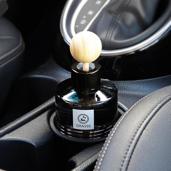 2 Pack Bullsone Grasse Diffuser Natural Essential Oil Air Freshener for Car &amp Home BlackBerry &amp Cherry Scent 3.55oz