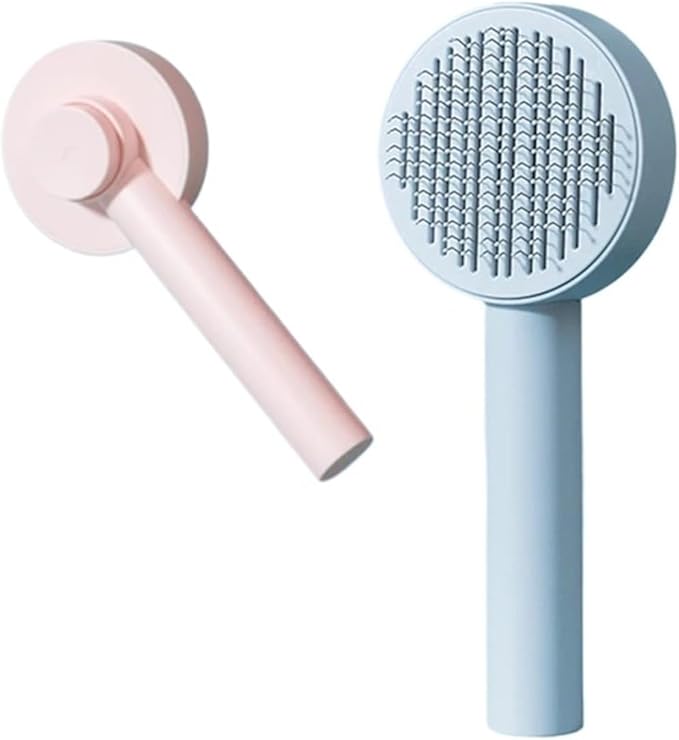 Cat Dogs Pet Hair Remover Pet Comb Pet Grooming Hair Floating Removes Comb Short Massager Goods for Cats Dog Cleaning Brush(D)