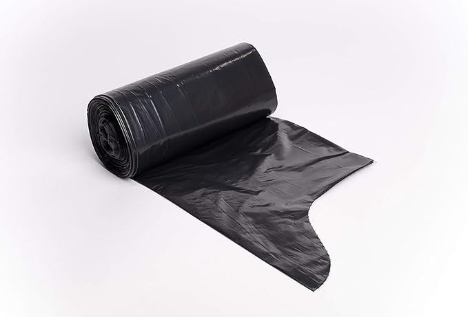 Heavy Duty 45 Gallon Trash Bags - (Huge 400 Pack/w Flap Ties) - 2.0 MIL (Equivalent) 40 x 46 Star Seal Bottom Thick Garbage Bags for Contractors Lawn Leaf Yard Waste Commercial Kitchen