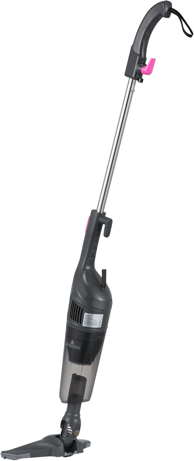 PowerVac 9000 – 2-in-1 Vacuum and Mop Combo High-Suction Corded Cleaner with Dual Filters and Reusable Mop Pads (Hot Pink)