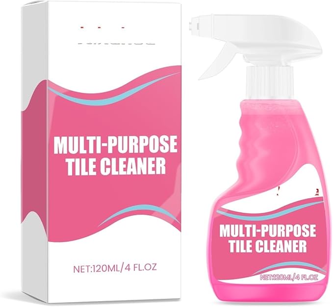 Multi-Purpose Tile Cleaner For Kitchen &amp Living Room - Degreases Removes Stains Shines &amp Polishes - Fast-Acting Easy To Use(3PCS)