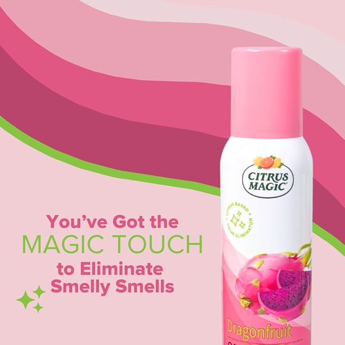 Citrus Magic Odor Eliminating Air Freshener Spray Assorted Fragrances - Georgia Peach Dragonfruit Citrus and Sage Grapefruit