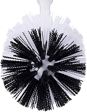 Fuller Brush Toilet Bowl Brush in Caddy Set – 16-Inch Long Handle – Heavy Duty Dome Tufted Bristles Rubberized Non-Slip Grip Bathroom Rim Trap Cleaner (Pack of 1)