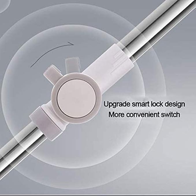 Rotary Mop Set Stainless Steel 360 Spin Bucket Floor Cleaning System Included Handle with Heads for All Types of