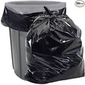 Aluf Plastics 50-55 Gallon Trash Bags - 1.5 MIL (eq) Black Heavy Duty Trash Can Liners - 36 x 58 - Pack of 100 - For Contractor Industrial Commercial &amp Outdoor