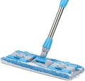 Flat MopProfessional Microfiber Mop Hardwood Floor Mop Stainless Steel Handle Flat Washable for Home Office Floor Cleaning