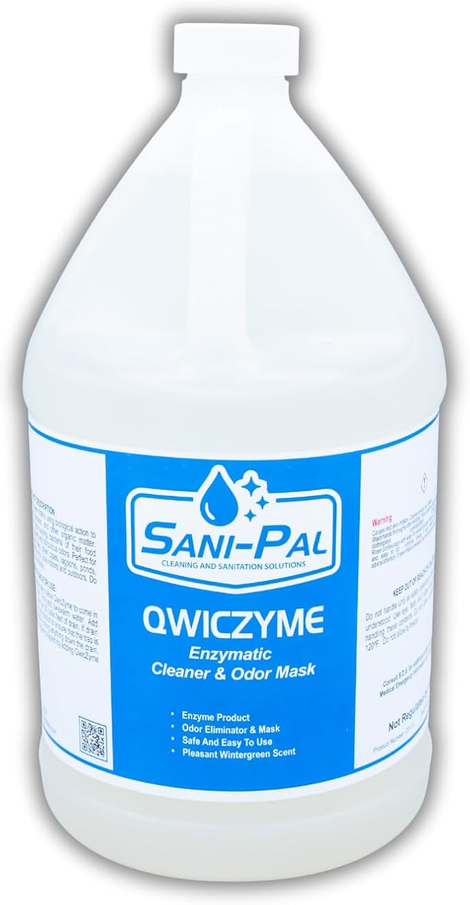 QwicZyme Microbial Drain Cleaner &amp Odor Mask128 fl oz wintergreen scent