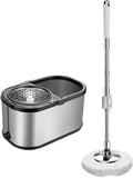 Stainless Steel Swivel Mop Household Hand Wash Free Clean Lazy