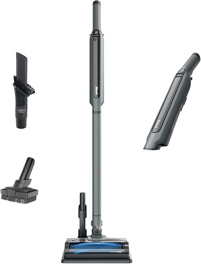 Shark WANDVAC System Pet Ultra-Lightweight Powerful Cordless Stick Vacuum with Charging Dock WS642 Grey