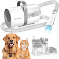 EVEAGE Dog Grooming Clipper Kit 13000Pa Strong Grooming &amp Vacuum Suction 99.99% Pet Hair 1.5L Large Capacity Dust Cup Low Noise Pet Hair Vacuum 7 Grooming Tools &amp 6 Nozzles for Cat &amp Do