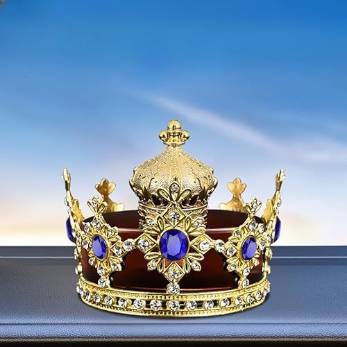 Crown-Shaped Car Air Freshener: Elegant Design Long-Lasting Scent Easy to Use (Red)