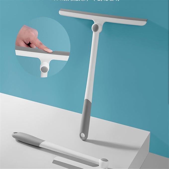 Wipe The Window Glass Scraper Cleaning Tool Household Single-Sided Window Scraper can Rotate to Wipe The Glass