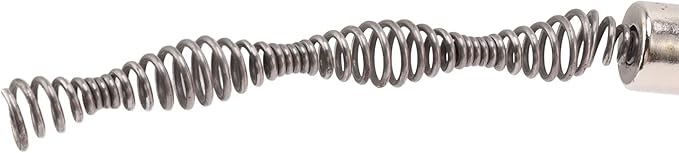 Yosoo Plumbing Snake Carbon Steel Drain Clog Remover Flexible Labor Saving for Kitchen Sink with Easy to Store Design for All Drains (Red)