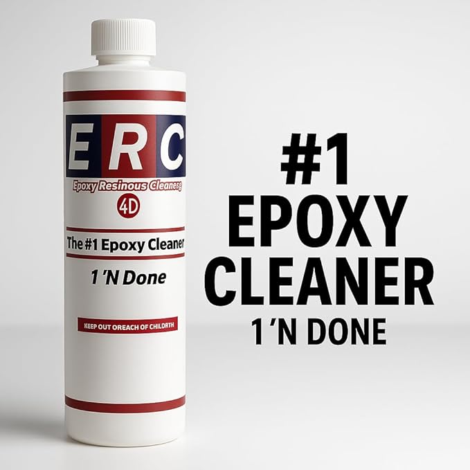 #1 Epoxy Cleaner – 1 N' Done 16 oz Concentrate | Helps Remove Oil &amp Grime | No Haze or Sticky Residue | For Epoxy Floors &amp Sealed Concrete |*Results depend on topcoat condition