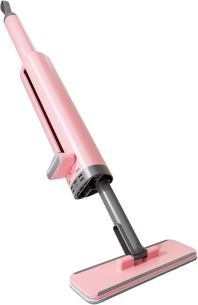 Small Mop for Quick Cleanups ABS Handle and Effective Gathering Fiber Cloth Dormitory Mop