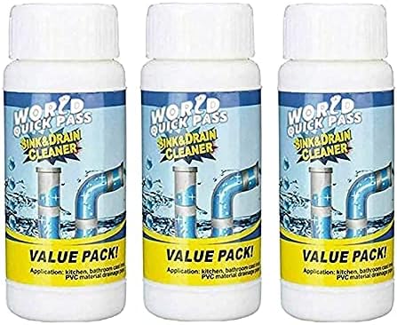 Wild Tornado Pipe Dredge Deodorant Ultimate Sink &amp Drainage Cleaner Portable Powder Cleaning Tool Super Clog Remover Chemical Powder Agent for Kitchen Toilet Pipe Dredging